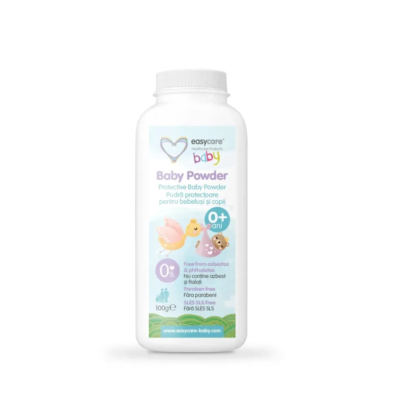 Pudră de talc pentru bebeluși, 100g, EasyCare EASYCARE HEALTHCARE PRODUCTS — preț și oferte