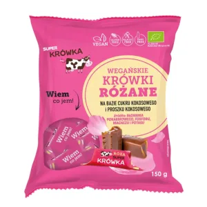 Caramele cu aroma trandafir Eco, 150g, Super Fudgio