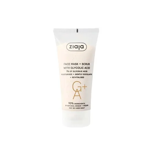 Acid Glicolic, mască și scrub facial, 55ml, Ziaja — preț și oferte