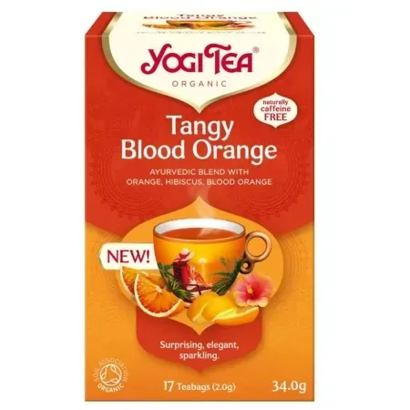 Ceai Eco Tany Blood Orange cu portocale rosii, 17pl, YogiTea — preț și oferte