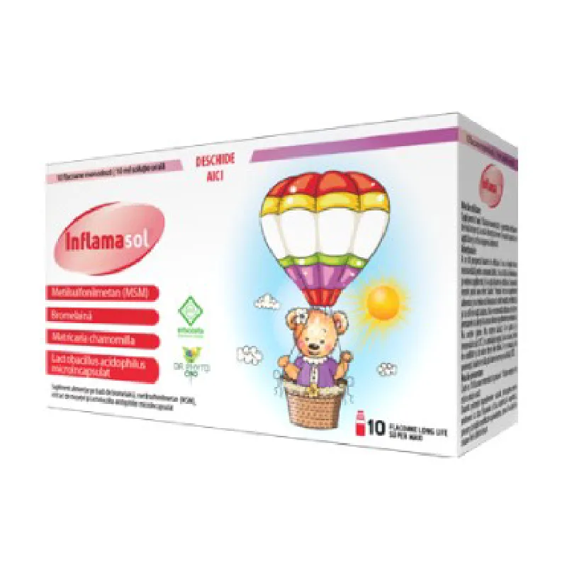 Inflamasol solutie orala, 10ml*10, Dr. Phyto — preț și oferte