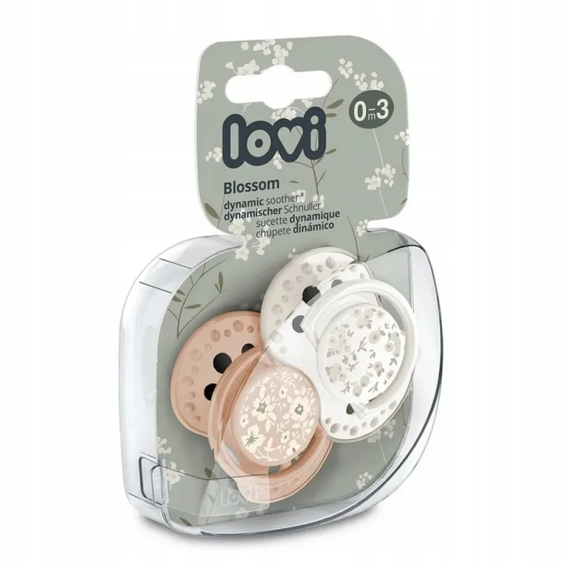 LOVI Suzeta silicon dynamic 0-3 luni Blossom ivory fata 2buc 22/921 — preț și oferte