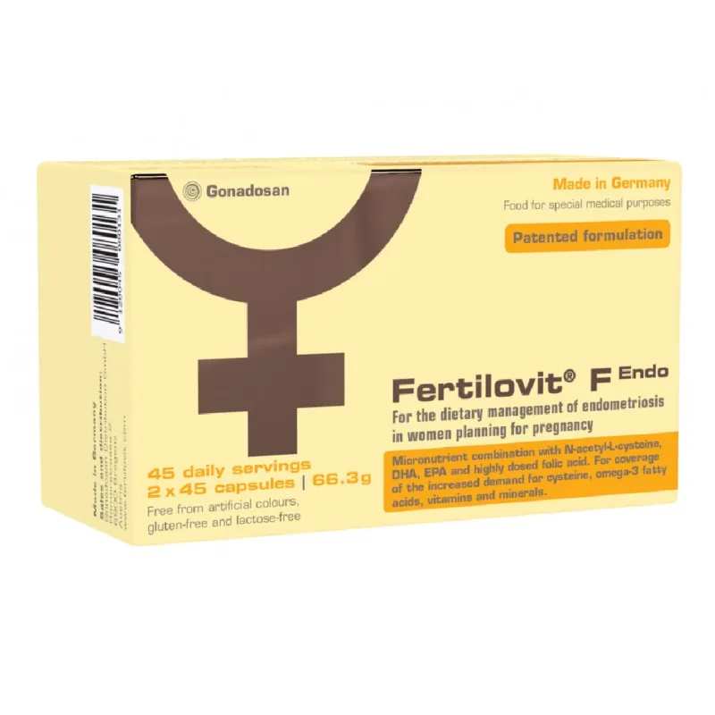 Fertilovit F Endo, 90 capsule, Gonadosan — preț și oferte