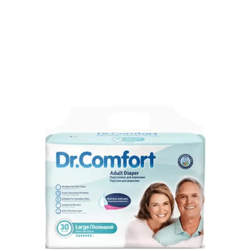 Scutece Adulți L, 30buc, Dr Comfort — preț și oferte
