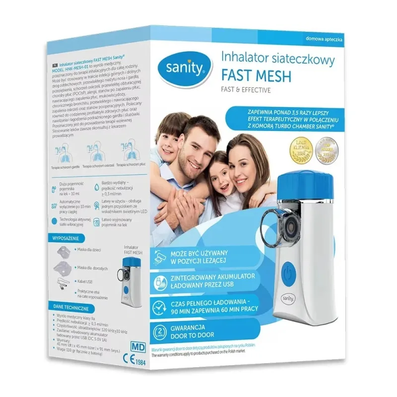 Aparat aerosol portabil adulti si copii Air Mesh, Sanity — preț și oferte