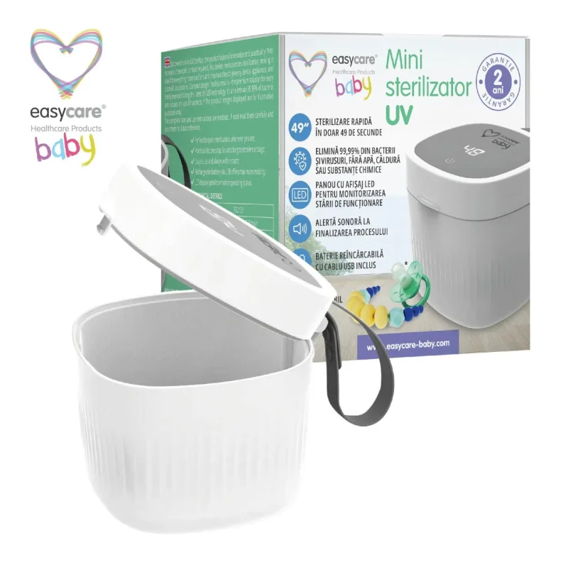 Mini sterilizator UV portabil, EASY00287, EasyCare Baby EASYCARE HEALTHCARE PRODUCTS — preț și oferte