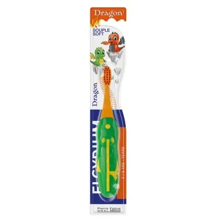 Periuță de dinți pentru copii 2-6 ani Dragon, 1 bucată, Elgydium — preț și oferte