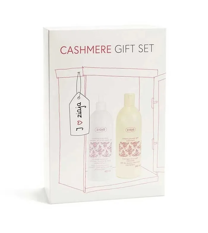 Set Cashmere Lotiune corp hidratanta, 400ml + Gel dus crema, 500ml, Ziaja — preț și oferte