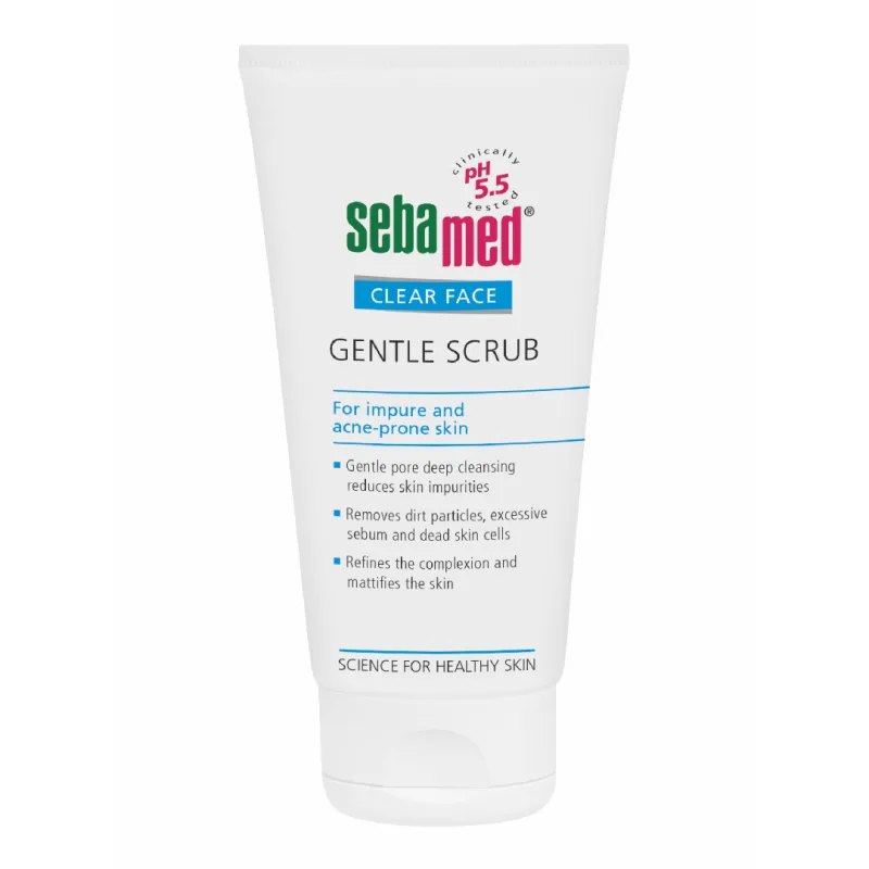 Scrub dermatologic antiacneic Clear Face, 150 ml, Sebamed — preț și oferte