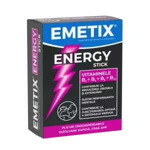 Emetix Energy Stick, 10 plicuri, Fiterman