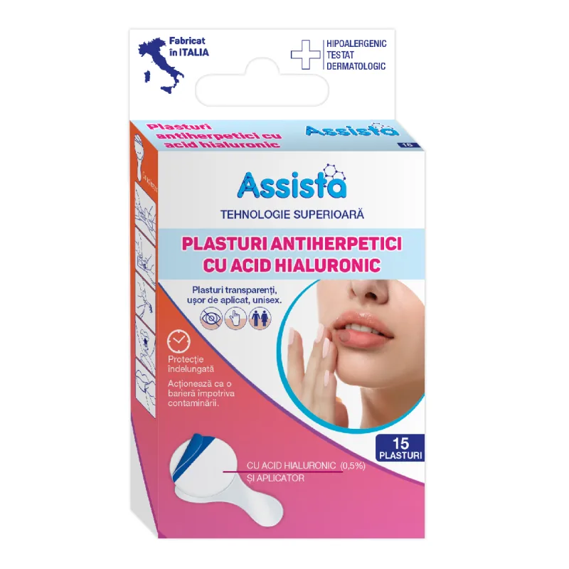 Plasturi antiherpetici, 15 bucati, Assista — preț și oferte