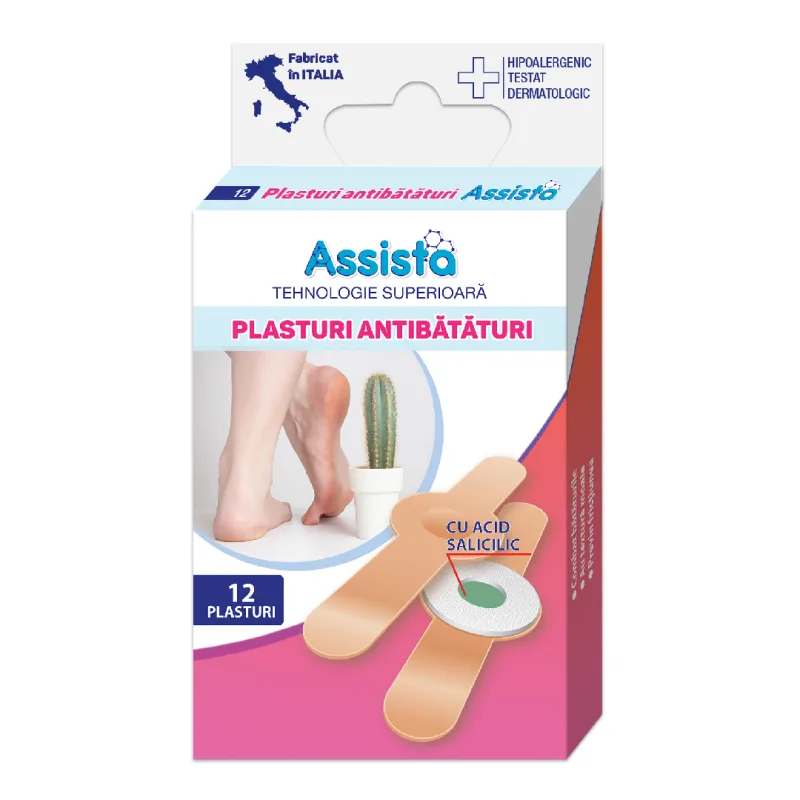 Plasturi antibataturi, 12 bucati, Assista — preț și oferte