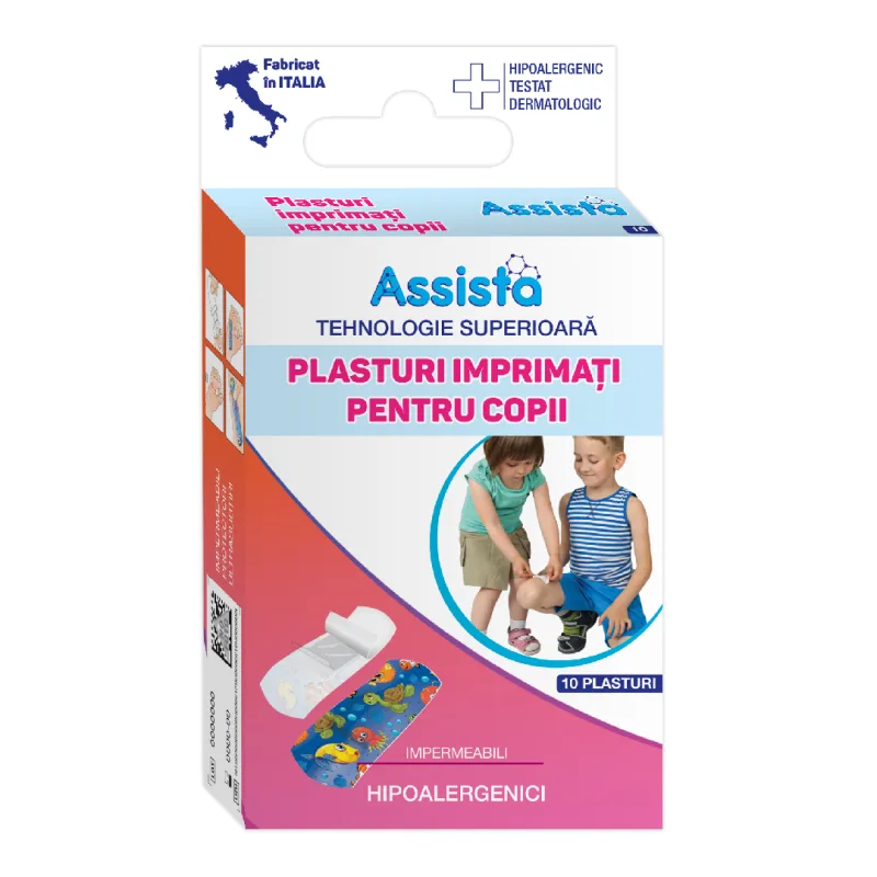 Plasturi pentru copii, 10 bucati, Assista — preț și oferte