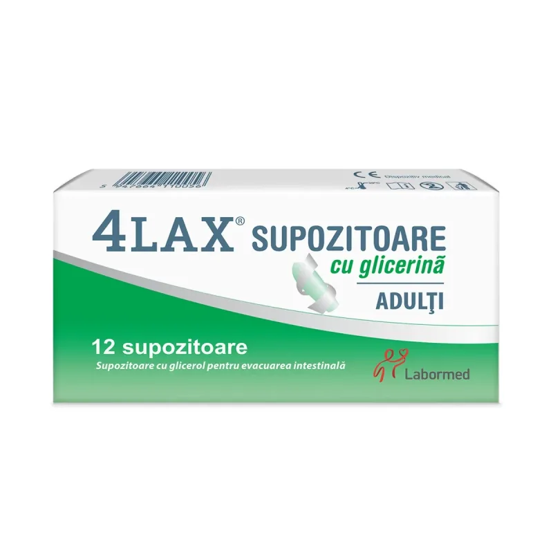 4LAX Supozitoare cu glicerina pentru adulti, Labormed LABORMED PHARMA — preț și oferte