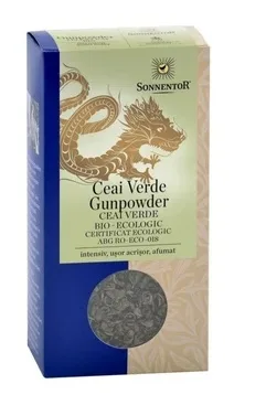 Ceai verde gunpowder Eco 100g (Sonnentor) — preț și oferte