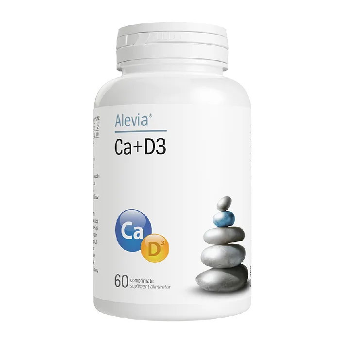 Ca+D3, 60 comprimate, Alevia — preț și oferte
