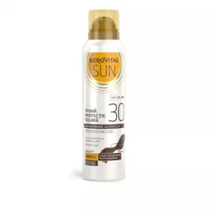 Spuma cu protectie solara SPF30, 150ml, 4645, Gerovital Sun