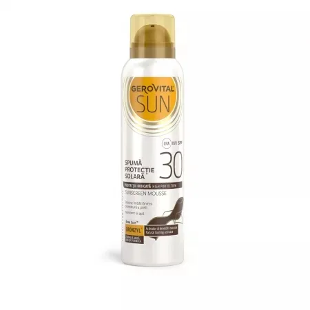 Spuma cu protectie solara SPF30, 150ml, 4645, Gerovital Sun FARMEC — preț și oferte