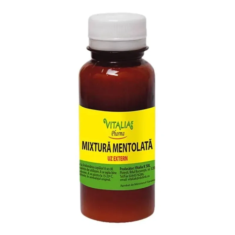 Mixtura mentolata, 100g, Vitalia Vitalia Pharma — preț și oferte