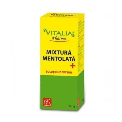 Mixtura mentolata + Anestezina, 40g, Vitalia Vitalia Pharma — preț și oferte