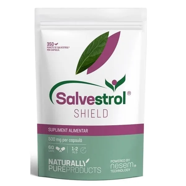 Salvestrol Shield 350pct/capsula, 60 capsule, Hyperfarm — preț și oferte