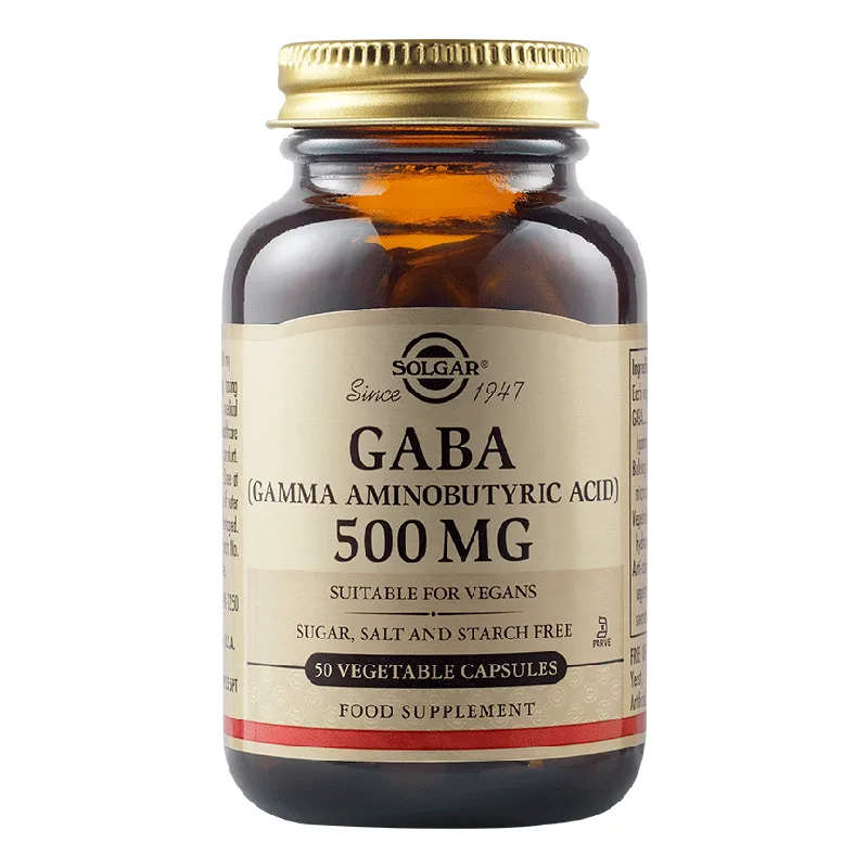Gaba 500 mg, 50 capsule, Solgar — preț și oferte
