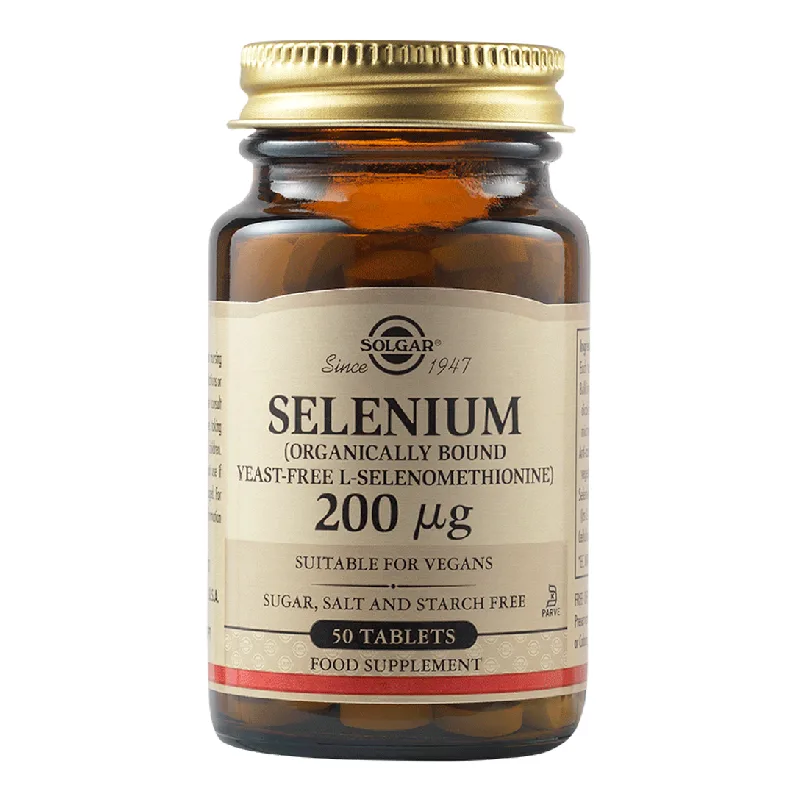 Seleniu 200mcg, 50 tablete, Solgar — preț și oferte