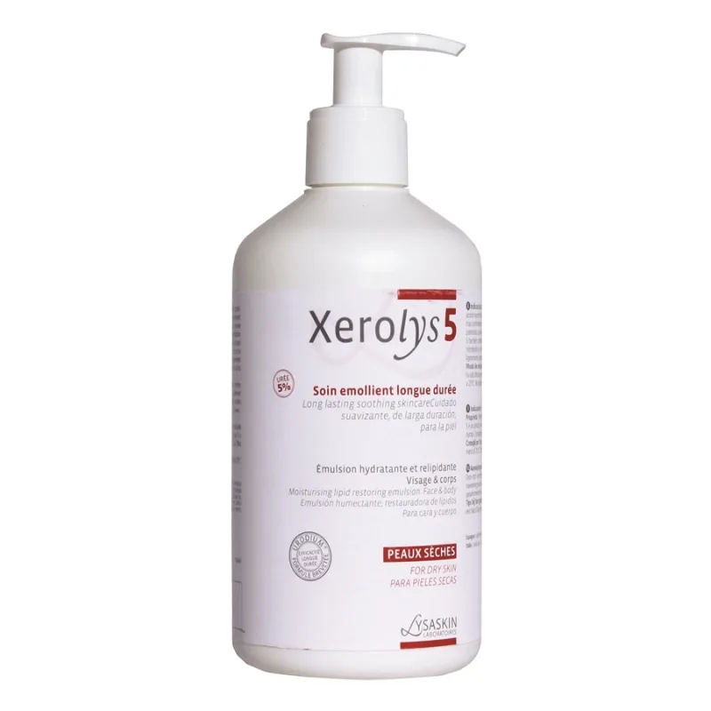 Emulsie pentru piele uscata Xerolys 5, 500 ml, Lab Lysaskin LYSASKIN laboratoires — preț și oferte