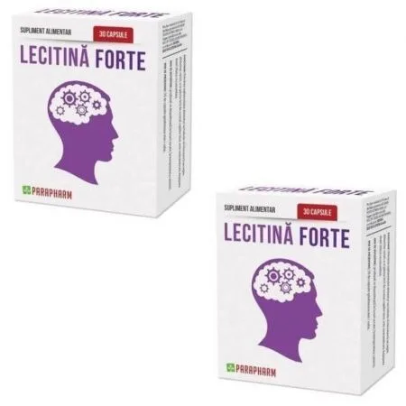 Pachet Lecitina forte, 30 + 30 capsule, Parapharm — preț și oferte