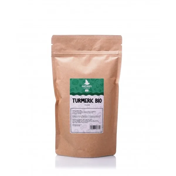 Pulbere de turmeric bio, 125g, Nature's Sense — preț și oferte