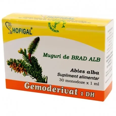 Muguri de Brad alb Gemoderivat, 30 monodoze, Hofigal HOFIGAL ROMANIA — preț și oferte