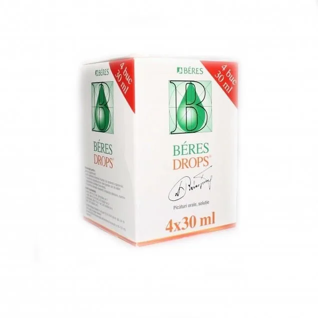 BERES Drops picaturi 4fl x 30ml — preț și oferte