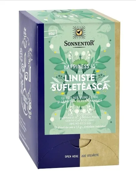 Ceai Liniste Sufleteasca x 18dz (Sonnentor) — preț și oferte