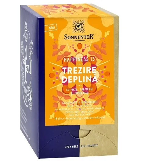 Ceai Trezire Deplina x 18dz (Sonnentor) — preț și oferte