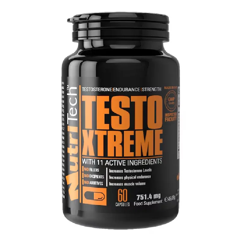 Testo Xtreme, 60 capsule, Nutritech — preț și oferte