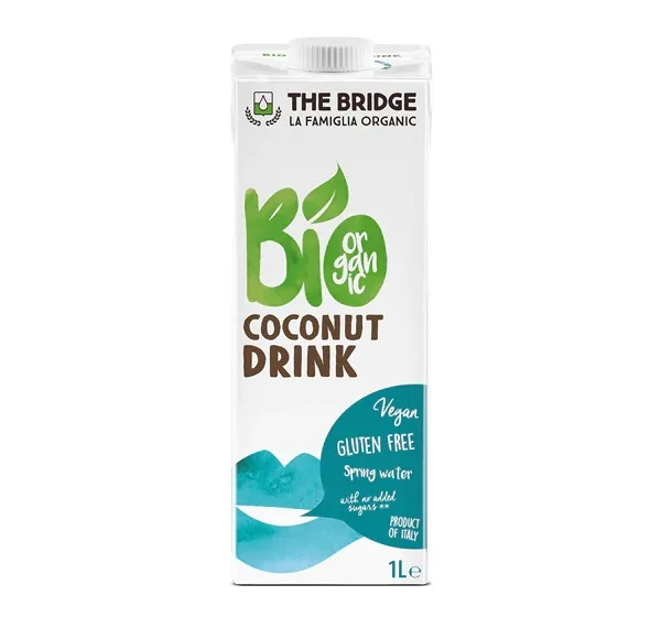 Lapte vegetal bio de cocos, 1l, The Bridge — preț și oferte
