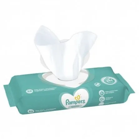 PAMPERS Servetele umede sensitive x 52buc — preț și oferte