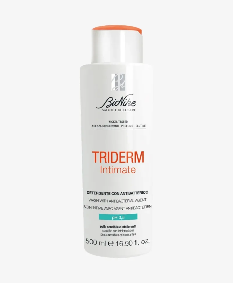 Sapun intim antibacterian cu pH 3.5 Triderm Intimate antibacterial, 500ml, BioNike — preț și oferte