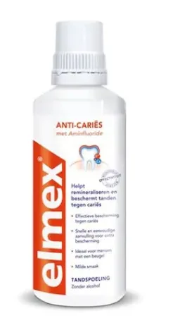 Apa de gura anticarie, 400ml, Elmex COLGATE-PALMOLIVE — preț și oferte