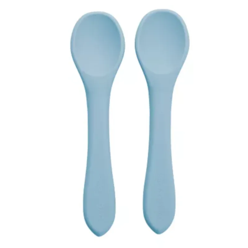 Set Lingurite din silicon, 6 luni+, Aqua Blue, Appekids — preț și oferte