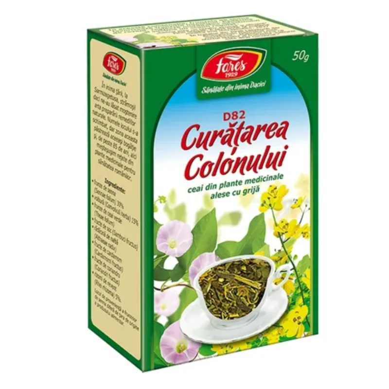 Ceai Curatarea colonului, 50g, Fares — preț și oferte