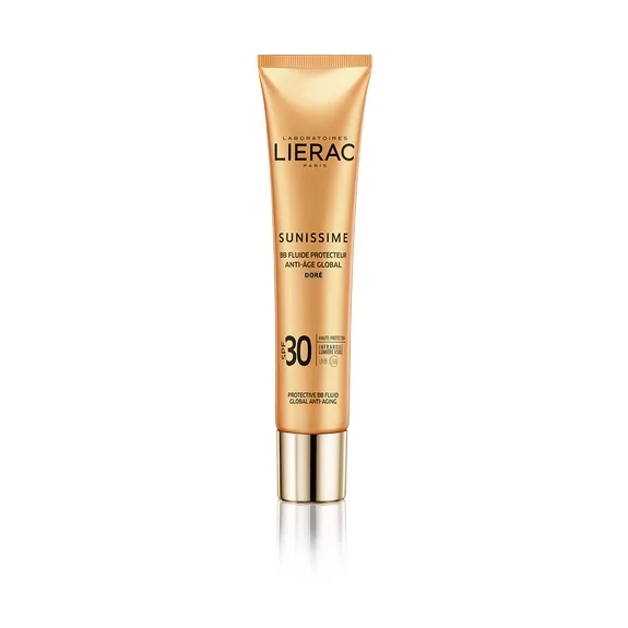 LIERAC Sunissime BB fluid golden protector energizant fata SPF30 x 40 ml — preț și oferte