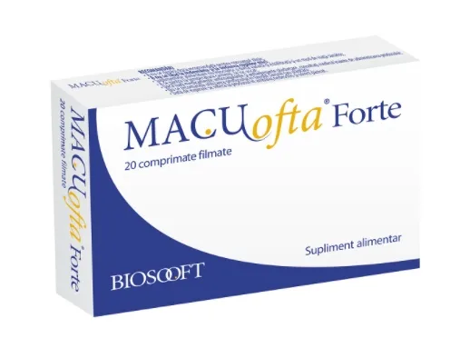 Macuofta forte x 20cpr BIOSOOFT — preț și oferte
