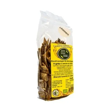 Biscuiți Bio integrali, 200g, Ecomania — preț și oferte