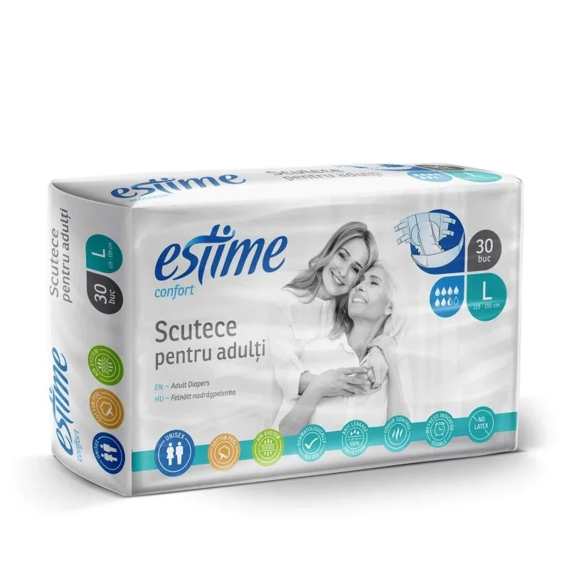 Scutece de adulti Confort L, 30 bucati, Estime — preț și oferte