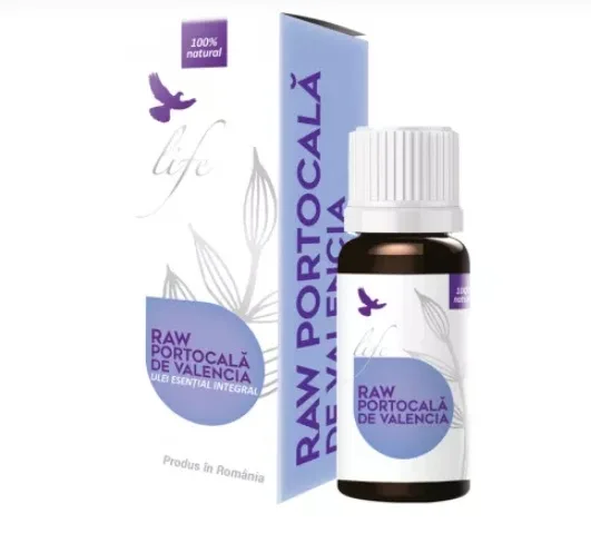 Ulei esential integral raw de portocala de Valencia, 10 ml, Bionovativ — preț și oferte