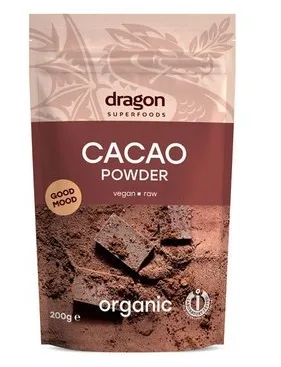 Cacao pudra eco, 200g, Dragon Superfoods — preț și oferte