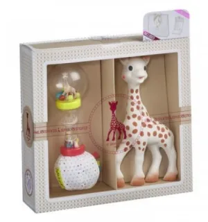Set girafa Sophie si zornaitoare Sophie 0L+, SOPHIEsticat, Vulli