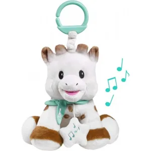 Jucarie muzicala girafa Sophie pufoasa, 20cm, Vulli