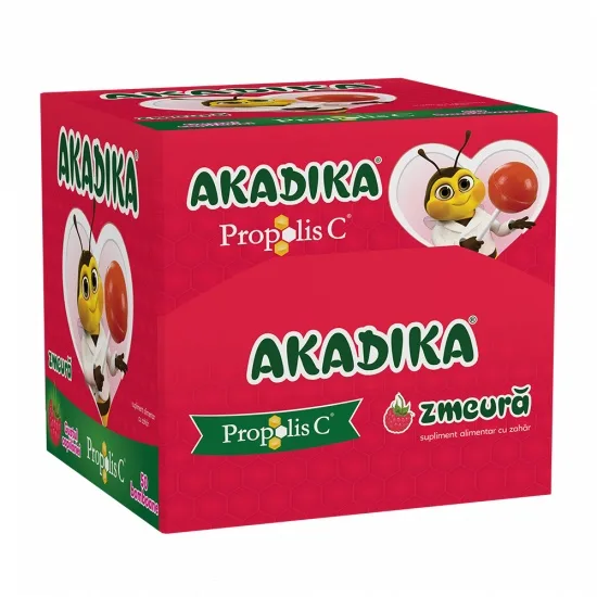 Akadika Propolis C zmeura 50 bomboane, Fiterman — preț și oferte